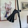 Vintage Ikea Design LAGRA Space Age Black Floor or Desk Lamp Sweden Image 3