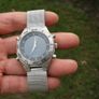 PULSAR LCD and Analogue Multi-Function NX14-X007 Quartz Steel Gents Watch Image 3