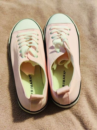 Light Pink Canvas Sneakers size 40