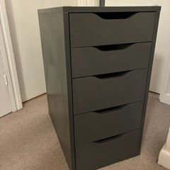 IKEA ALEX drawer unit grey