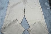 GANT New Haven Mens Trousers W36 L28 Beige Cotton Regular Fit