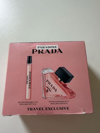 Prada Paradoxe 100ml parfum travel set for her