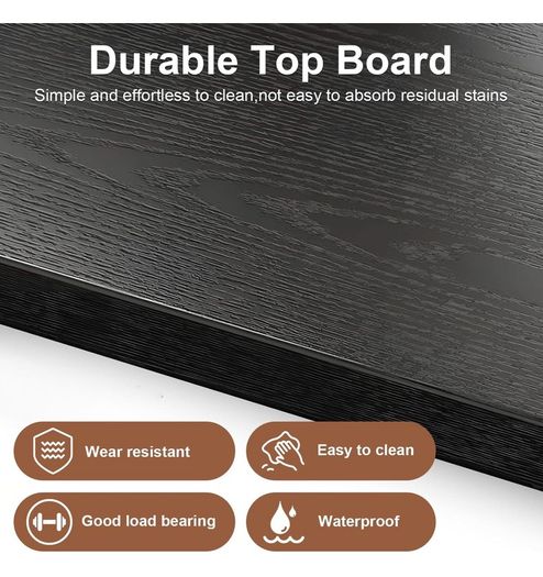 TV Stand Cabinet, TV Unit with 5 Drawers, 140 cm, All Black TV Console Table with Storage Organizers, Entertainment Center with Open Shelf for Living Room, Bedroom