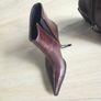Dark brown Leather ankle boots Image 2