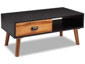 Solid Acacia Wood Coffee Table 90x50x40 cm
