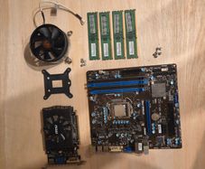 Msi B75ma-p45 + Intel I7-3770 + 16gb Ddr3 + Gt 630 2gb + Cooler
