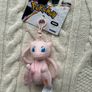 Tomy Pokemon Mew Plush Soft Dangler Hanger Clip Keychain new DIRTY Please look at the pictures Image 2