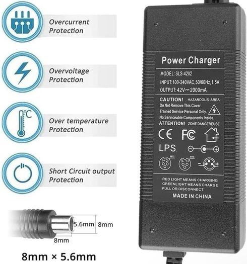 Xiaomi scooter charger 42v 1.5A