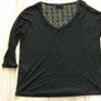 NEXT My essentials ladies black top with lace design size 10 Image 6