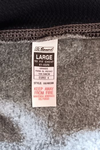 Grey Fleece Zip Body Warmer/Gilet