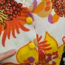 Vintage 60s 70s Yellow floral mini dress small medium Image 4