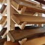 5-foot (1530mm) Solid Oak Hardwood Mantel Beam Image 4