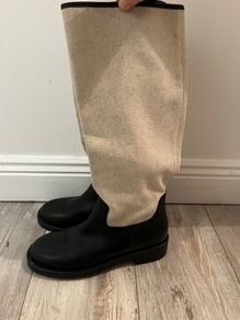 Brand New Women's Zara Leather Boots size 5