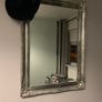 Antique Silver rectangular Mirror Image 2