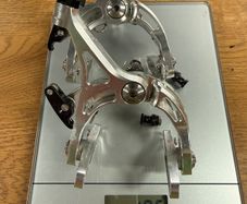 CNC rim brake callipers with Titanium hardware 195 grams complete