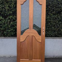 solid oak glazed door
