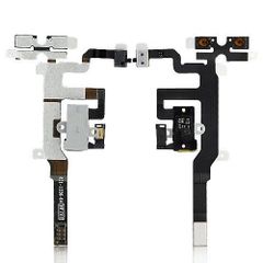 iPhone 4S Replacement Audio Power Volume Mute Flex Ribbon Cable White