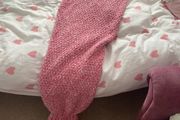 Mermaid tail blanket