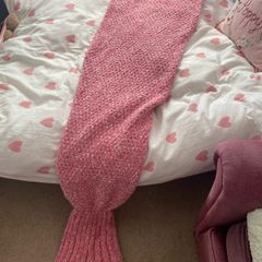 Mermaid tail blanket