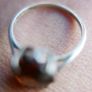 Vintage Sterling Silver 925 Garnet Ring Image 8