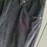 black corduroy trousers Image 3