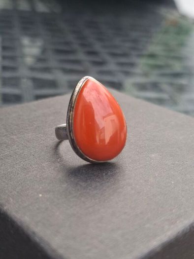 Vintage Ladies Teardrop Ring Sterling 925 Silver