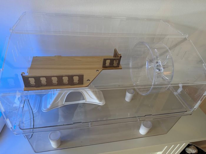 Hamster Cage with Wheel and Accessories