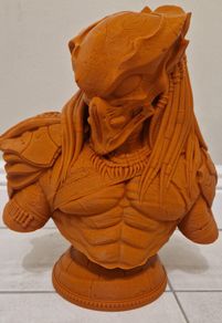 3D Printed Statue Bust (Unpainted) - Predator