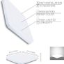 LED Ceiling Light, 36W Daylight White 6500K, 3240LM Bright Indoor Ceiling Lights for Bedroom, Kitchen, Hallway, Outside Porch Image 4