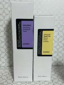 Cosrx aha /Bha toner and mucin powder essence new