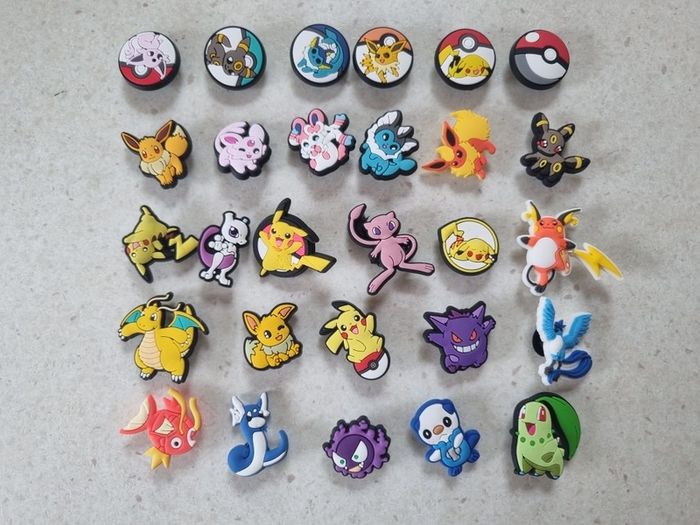 Pokemon Shoe Charms