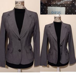 Oasis, Smart Blazer Jacket, Wool mix