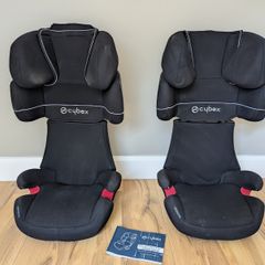 2 CYBEX Solution X-Fix Child Car Seats