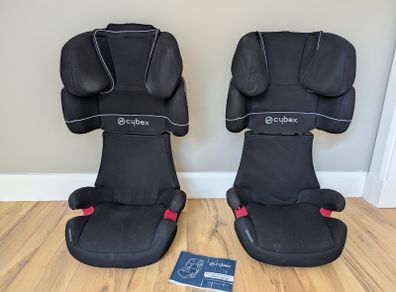 2 CYBEX Solution X-Fix Child Car Seats