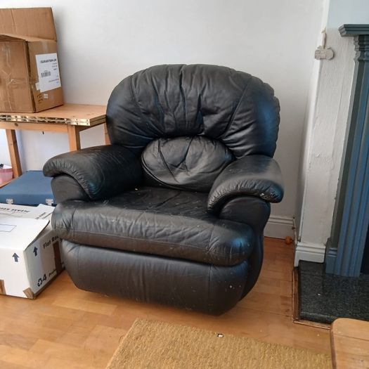 Leather Couch & 2 recliners