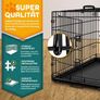 XXL  Dog Cage 120 x 75 x 81 cm Foldable with 2 Doors Transport Cage Image 3