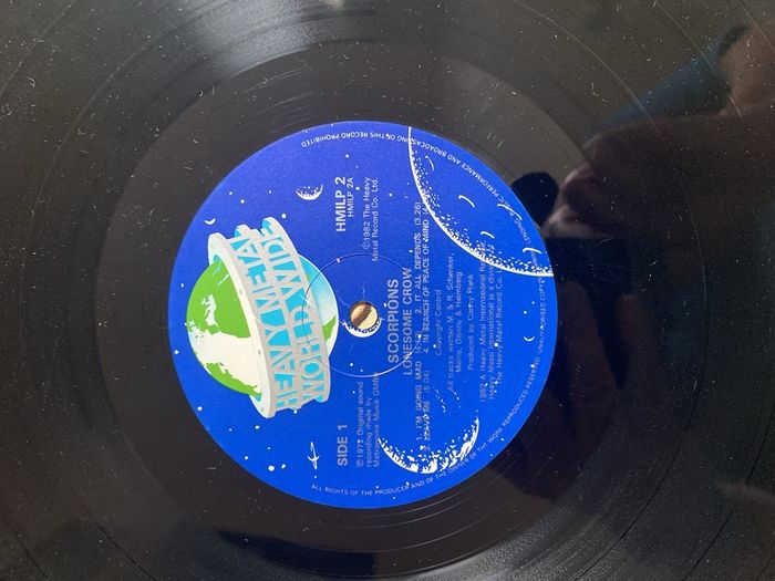 Scorpions "Lonesome Crow" vinyl