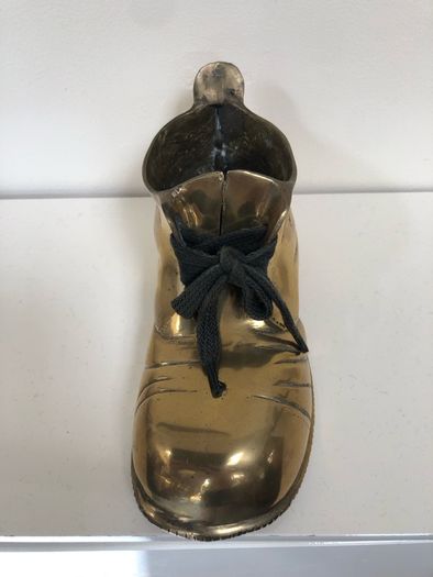 Solid brass boot