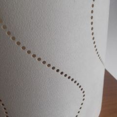 Pendant shade textured .Cream .5 euro
