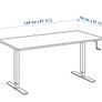 Free stand or sit desk. Perfect for working from home Image 2