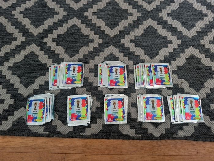 80 x Panini World Cup Sticker Packs Unopened