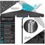 Parasol Balcony Umbrella Rectangular LED Solar with Crank Includes 2-in-1 Protective Cover, Garden Umbrella, Umbrella 205 x 125 cm Image 2