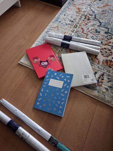 Notebooks A5 and book cover film bundle
