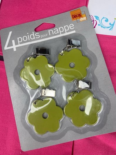 Tablecloth weights