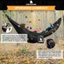 Camping Hammock with Mosquito Net - 2 Person Ultra-lightweight Outdoor Travel Hammocks for Camping Hiking Backpacking - 772 LBS Capacity Upgrade Version Image 4