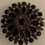 Vintage Black Brooch 1980s Image 3