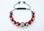 Shamballa Style Bracelet Crystal Disco Ball
