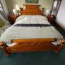 Cherry oak Bed frame Image 2