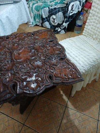 Large Antique Anglo-Indian Campaign Table