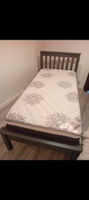 Single bed and Mattress